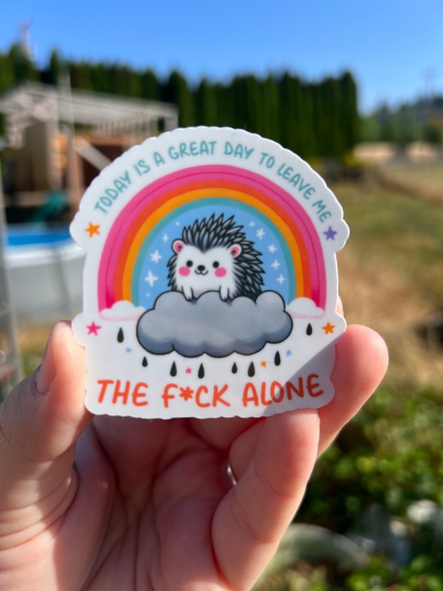 Rainbow Ragehog