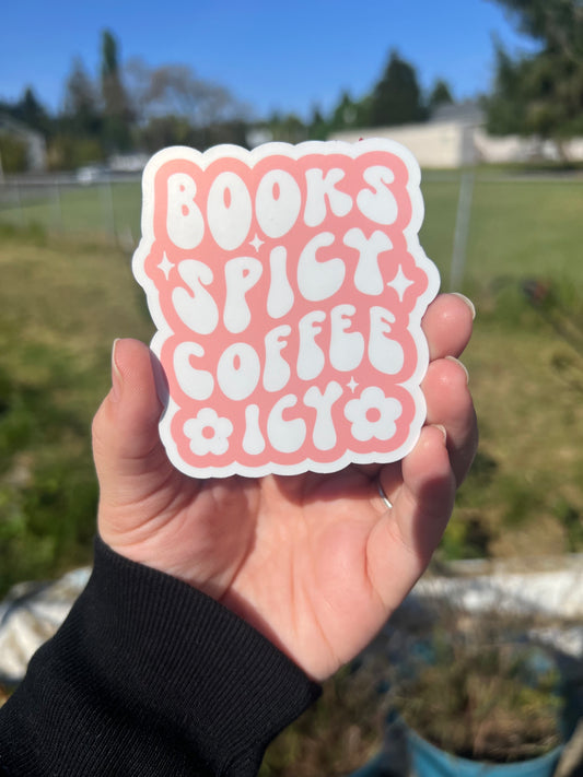 Book Spicy, Coffee Icy