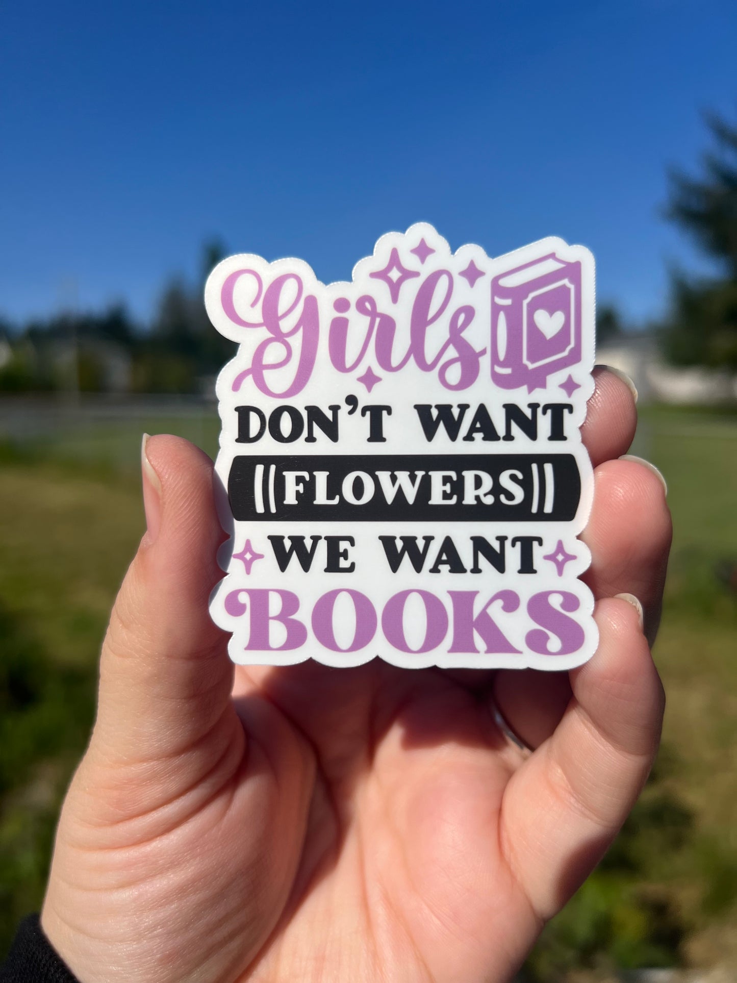 No Flowers, Just Books