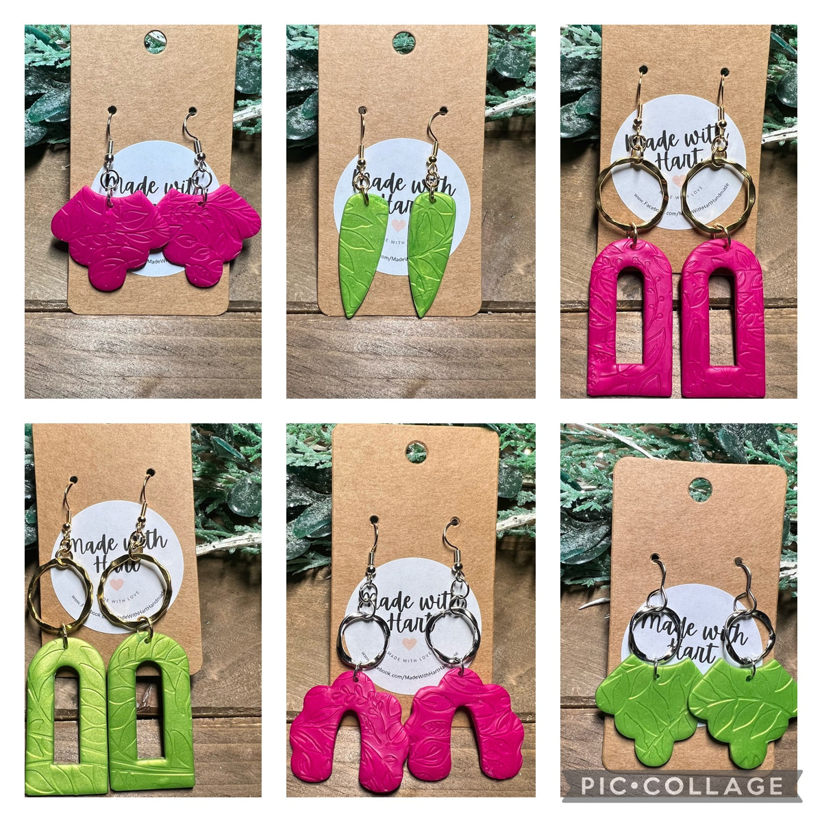 Embossed Spring Clay Collection